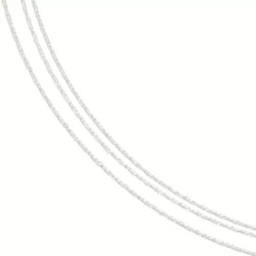 Hilo semi duro- recocción - de Plata 925 redondo diamantado 0.9 mm x1m