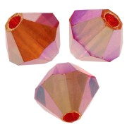 Tupis de Cristales de Preciosa 4 mm-MC Bead Rondell - Hyacinth AB 2x x30