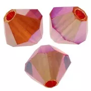 Tupis de Cristales de Preciosa 4 mm-MC Bead Rondell - Hyacinth AB 2x x30