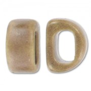 Pasante de cerámica 18x10 mm Burnt Brown x1|raw }}