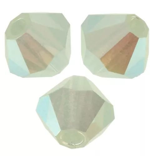 Tupis de Cristales de Preciosa 4 mm-MC Bead Rondell - Chrysolite Opal AB 2x x30