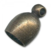 Terminales para cordón 6 mm bronce x4