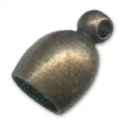 Terminales para cordón 6 mm bronce x4