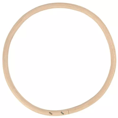 Círculo de bambú de 15 cm para atrapasueños y decoración - Natural x1
