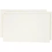 Pasta de papel 20x12 cm para hacer tu propio papel artesanal - Blanco x100g