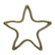 Separadores estrella 10 mm bronce x10