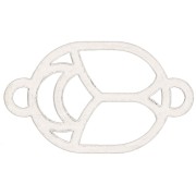 Escarabajo calado 10x7 mm - producido por Perles & Co - de Plata 925x1|raw }}