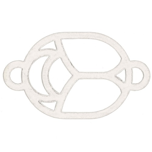 Escarabajo calado 10x7 mm - producido por Perles & Co - de Plata 925x1