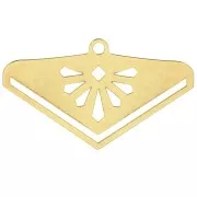 Terminal para tejido de cuentas Miyuki 11/0 Perles & co Bohemia 28 mm - Dorado