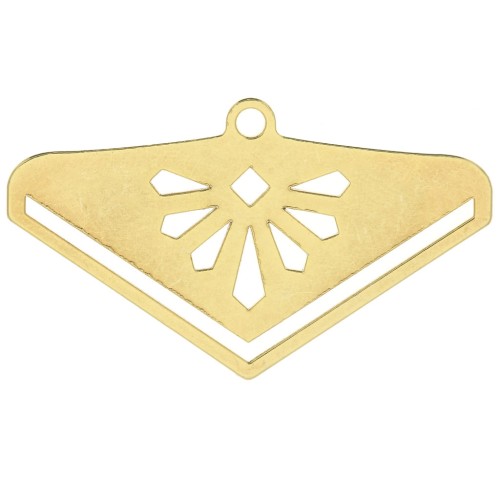 Terminal para tejido de cuentas Miyuki 11/0 Perles & co Bohemia 28 mm - Dorado