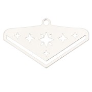 Terminal para tejido de cuentas Miyuki 11/0 Cuentas & co Etoile 28 mm - Plateado