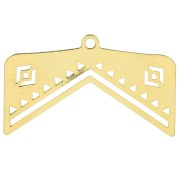 Terminal para tejido de cuentas Miyuki 11/0 Perles & co Etnico 28 mm Dorado Oro|raw }}