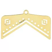 Terminal para tejido de cuentas Miyuki 11/0 Perles & co Etnico 28 mm Dorado Oro