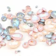 Navette PureCrystal 4228 10x5 mm Crystal Dusty Pink Delite x1