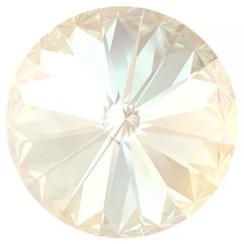 Cabuchón PureCrystal 1122 Rivoli 12 mm Crystal Ivory Cream Delite x1