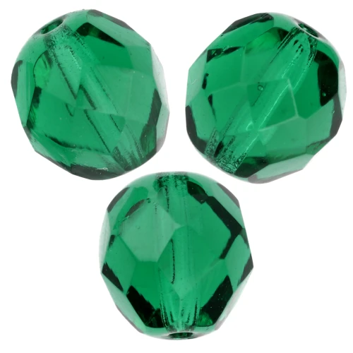 Facetadas 8 mm Emerald x20