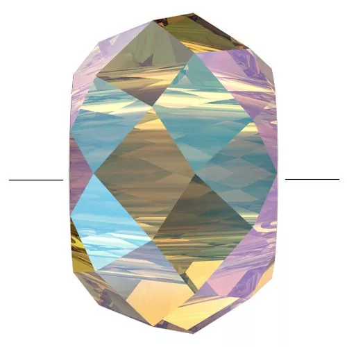 Briolette XL PureCrystal 5042 cuenta arandela 6 mm Light Colorado Topaz Shimmer 2X x