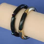 Briolette XL PureCrystal 5042 cuenta arandela 8 mm - Jet Shimmer 2X x1