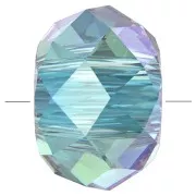 Briolette XL PureCrystal 5042 cuenta arandela 8 mm - Aquamarine Shimmer 2X x1
