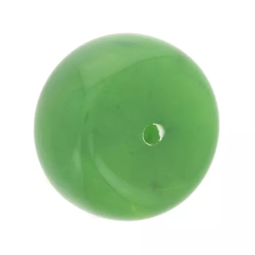 Cuenta arandela de resina opaca 14x8 mm - Vert marbré x1