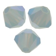 Tupis de Cristales de Preciosa 4 mm-MC Bead Rondell -Light Sapphire Opal AB 2x x30