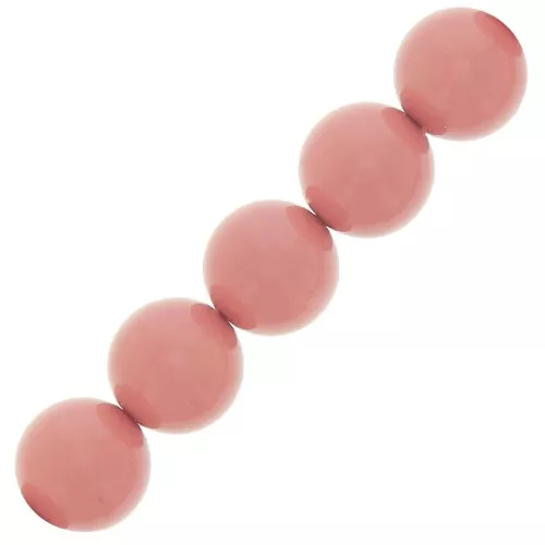 Cuentas nacaradas Preciosa - Round Maxima - 6 mm Salmon Rose x20