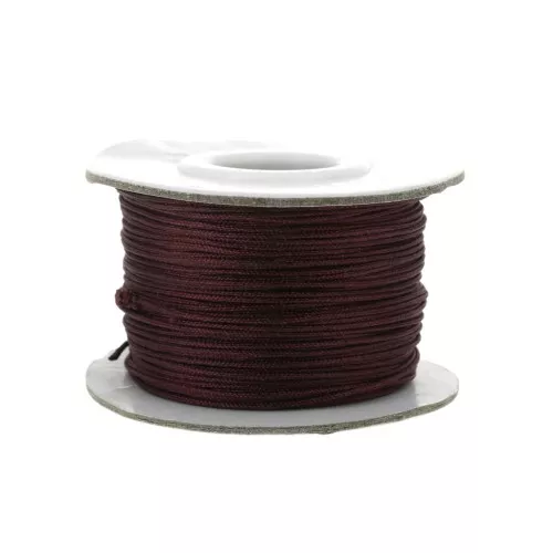 Hilo nilón trenzado 0.8 mm Aubergine x50m