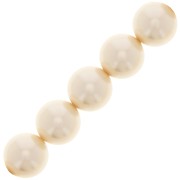 Cuentas nacaradas Preciosa - Round Maxima - 6 mm - Pearl Effect Cream x20