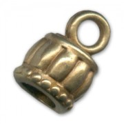Terminal para cordón 6 mm gold bronze x1