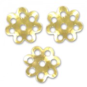 Casquillas ligeras 8,5 mm dorado x45