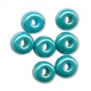 Cuentas de Rocalla Preciosa 6/0, 4 mm - Verde brillante x 20 g