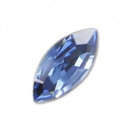 Navette PureCrystal 15x7 mm Denim Blue