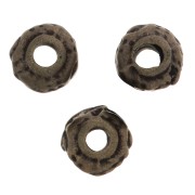 Cuentas arandelas irregulares 5 mm - Bronce x5