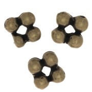 Cuentas arandelas forme flor 7 mm - Bronce x6|raw }}