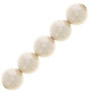 Cuentas nacaradas Preciosa - Round Maxima - 6 mm Pearl Effect White x20|raw }}