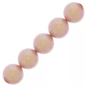 Cuentas nacaradas Preciosa - Round Maxima - 6 mm Pearlescent Pink x20