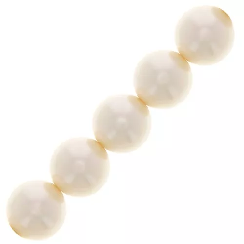 Cuentas nacaradas Preciosa - Round Maxima - 6 mm Pearl Effect Light Creamrose x20