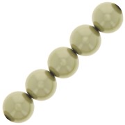 Cuentas nacaradas Preciosa - Round Maxima - 6 mm Pearl Effect Light Green x20