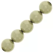 Cuentas nacaradas Preciosa - Round Maxima - 6 mm Pearl Effect Light Green x20