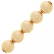 Cuentas nacaradas Preciosa - Round Maxima - 6 mm Pearl Effect Gold x20