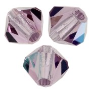 Tupis de Cristales de Preciosa 3 mm - MC Bead Rondell - Light Amethyst AB x30|raw }}