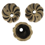 Casquillas a rayas 11 mm - Bronce x6