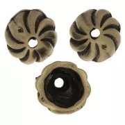 Casquillas a rayas 11 mm - Bronce x6