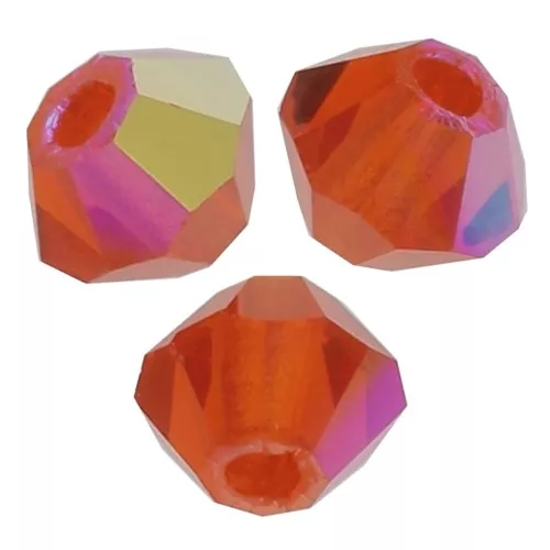 Tupis de Cristales de Preciosa 4 mm - MC Bead Rondell - Hyacinth AB x30