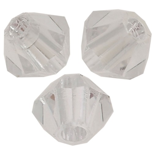 Tupis de Cristales de Preciosa 4 mm - MC Bead Rondell - Crystal Argent Flare x30