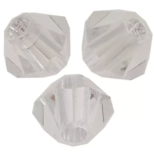 Tupis de Cristales de Preciosa 4 mm - MC Bead Rondell - Crystal Argent Flare x30