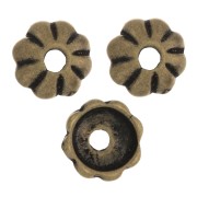 Casquillas a rayas 6 mm - Bronce x6