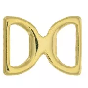 Entrepieza 17x13 mm de zamac - Dorado con oro fino x1