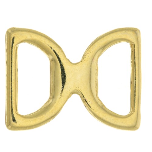 Entrepieza 17x13 mm de zamac - Dorado con oro fino x1