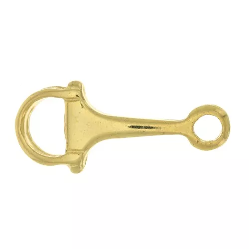 Entrepieza design 23x10 mm de zamac - Dorado con oro fino x1